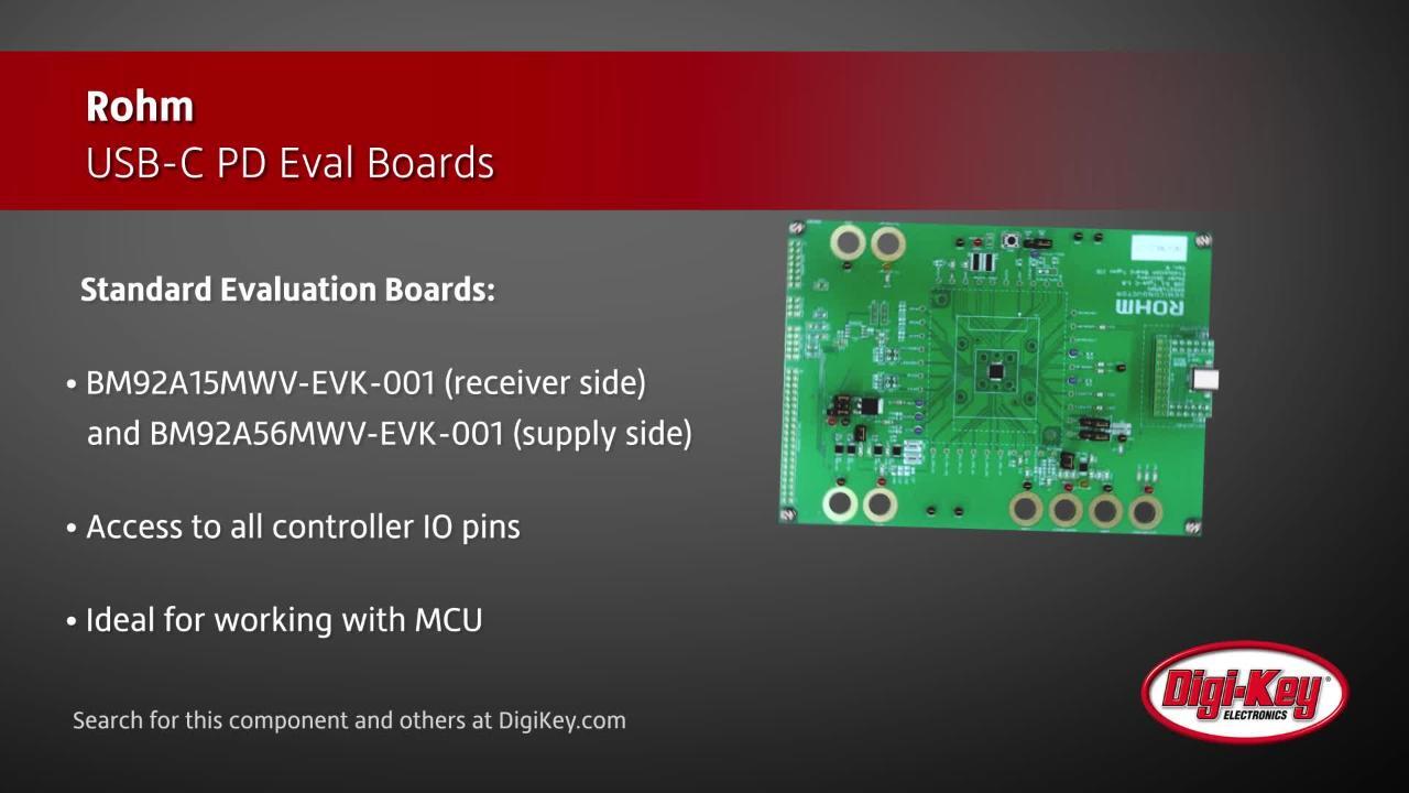Rohm USB-C PD Evaluation Boards | DigiKey Daily