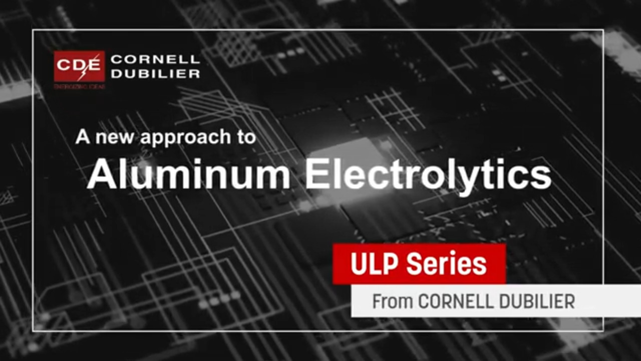 ULP Series Ultra Low Profile Aluminum Electrolytic Capacitors