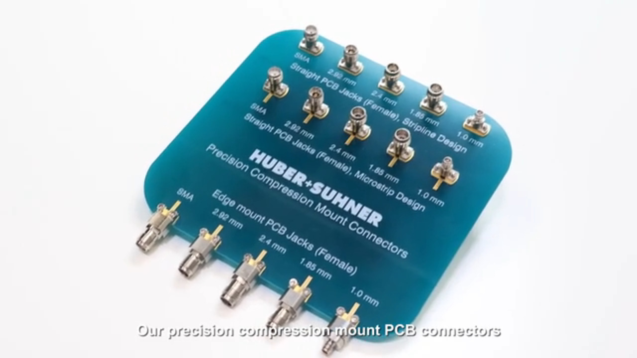 PCB Board to Board compression mount connectors (up to 110 GHz)