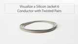 Visualize Tensility Silicone 6 Conductor Wire with Twisted Pairs Visualize Tensility Silicone 6 Conductor Wire with Twisted Pairs