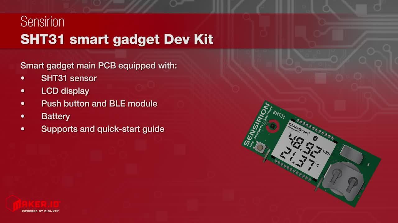 Sensirion SHT31 Smart Gadget Development Kit | Maker Minute