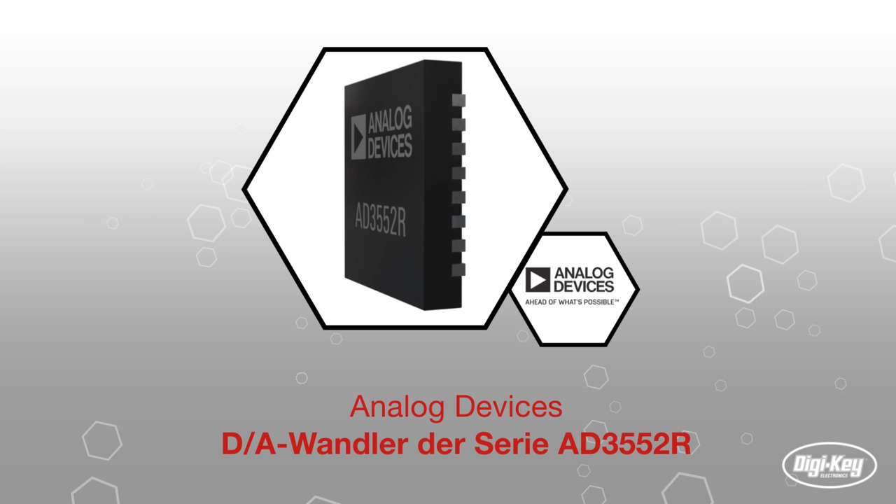 D/A-Wandler der Serie AD3552R | Datasheet Preview