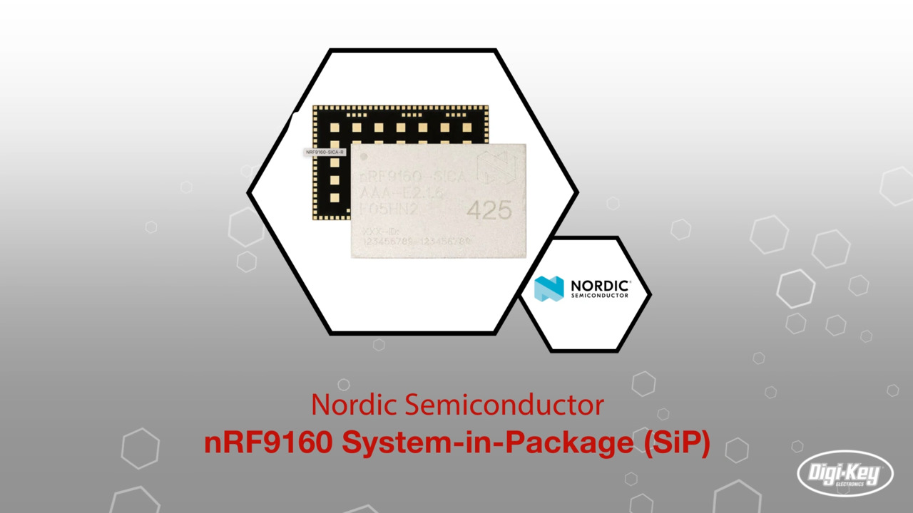 SiP nRF9160 (System-in-Package) | Datasheet Preview