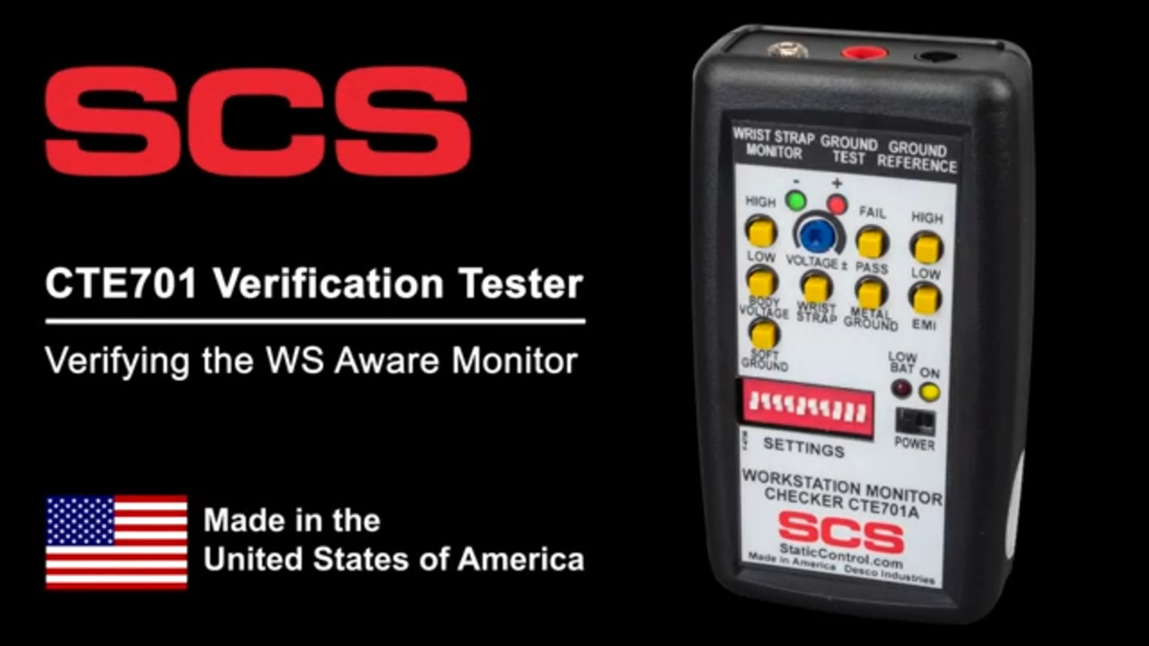 SCS CTE701 Verification Tester