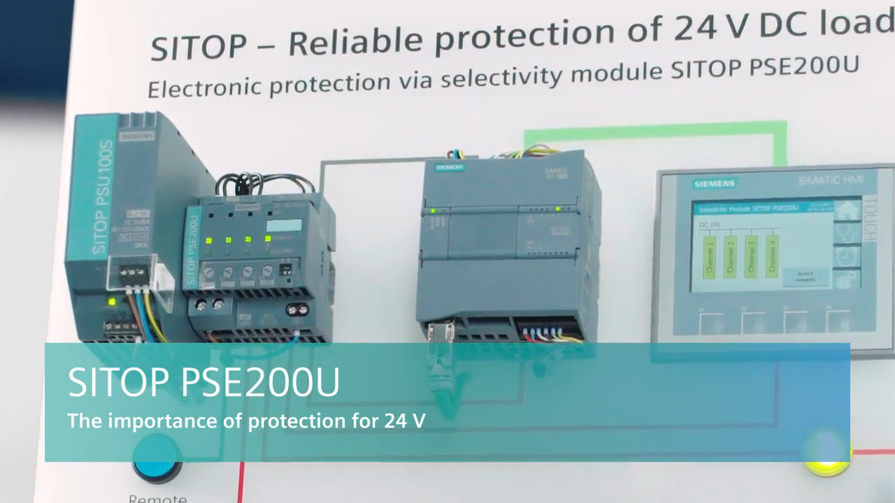 SITOP PSE200U - The Importance of Securing 24 V