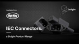 Bulgin IEC Connectors Available at Digi-Key Bulgin IEC Connectors Available at Digi-Key