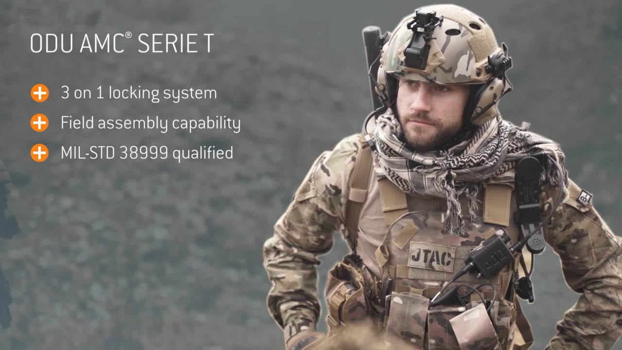 ODU AMC® – Connectors for military and security applications