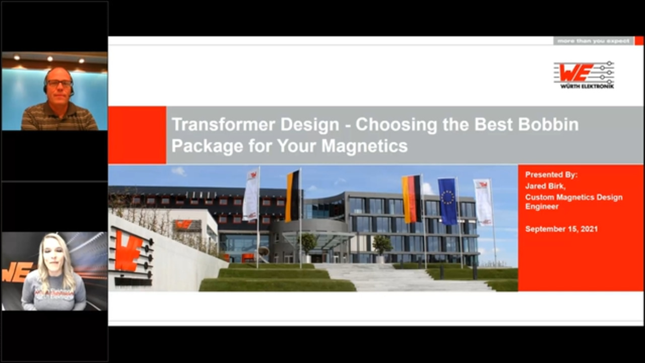 WEbinar Powered by Digi-Key: Transformer Design- Choosing the Best Bobbin Package for Your Magnetics