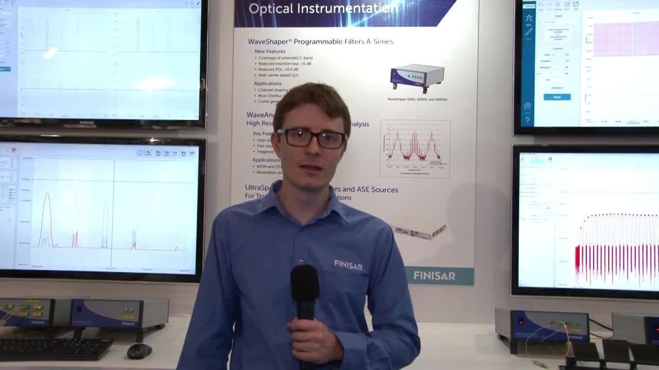 Coherent Demonstrates WaveShaper Instrument A-Series Filters at ECOC 2016