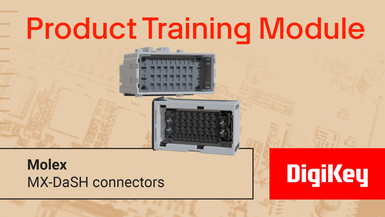 Molex MX-DaSH Wire-to-Wire Connector System – PTM | DigiKey