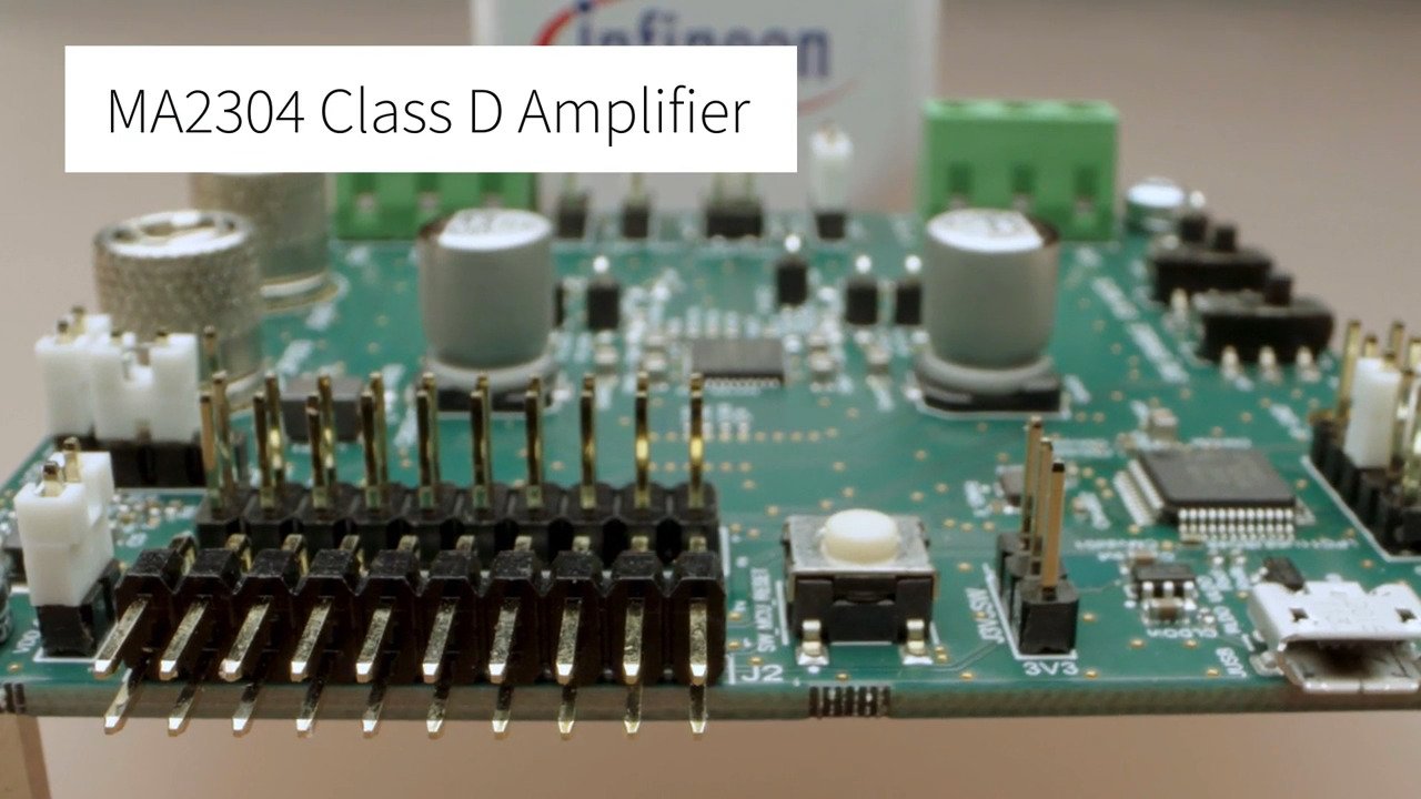 2 x 37 W, inductorless multilevel class D amplifier - Infineon Technologies