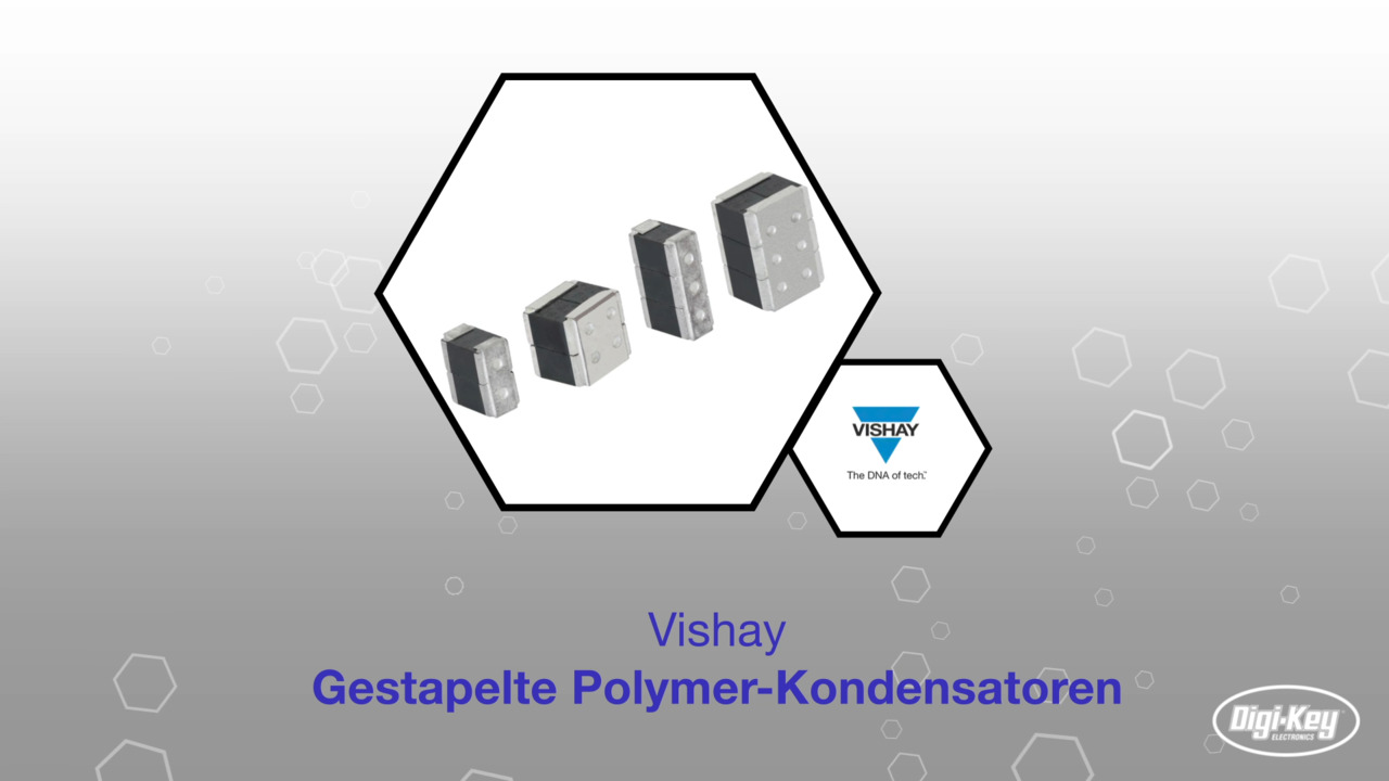 Gestapelte Polymer-Kondensatoren | Datasheet Preview