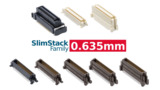 SlimStack 0.635mm Floating Board-to-Board Connectors SlimStack 0.635mm Floating Board-to-Board Connectors