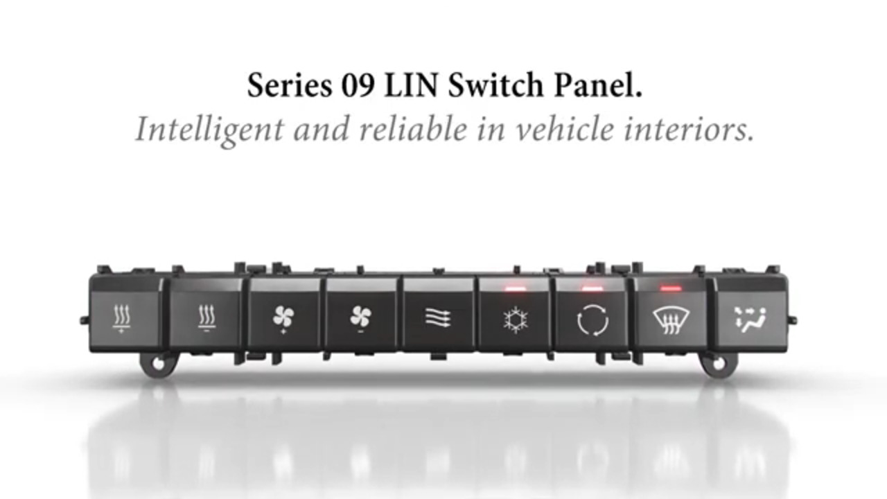 Series 09 LIN Switch Panel