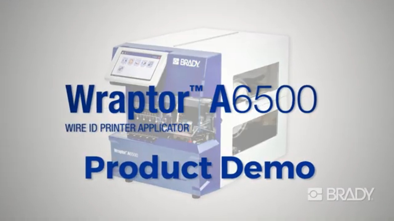 Brady Wraptor A6500 Wrap Printer Applicator | Demo