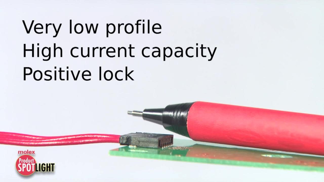 Molex-Product Spotlight-Pico-Lock™ Connector System