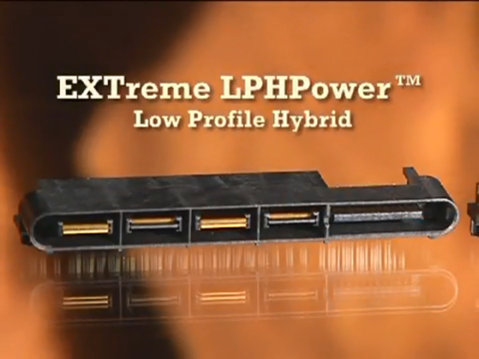 Molex EXTreme LPHPower™ Low-Profile Hybrid Power Connector