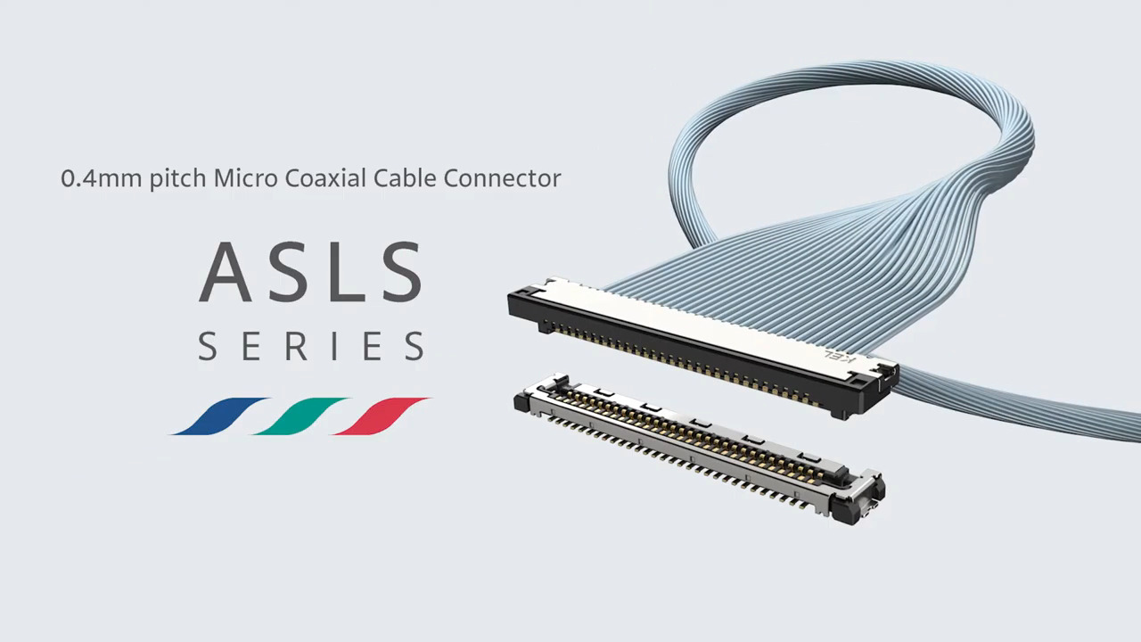 ASLS Series - 0.4mm pitch micro coaxial cable connector | KEL Corporation
