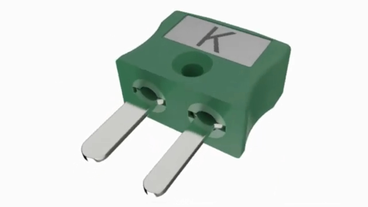 3D Animation of Standard IEC Thermocouple Connector Quickwire Plug