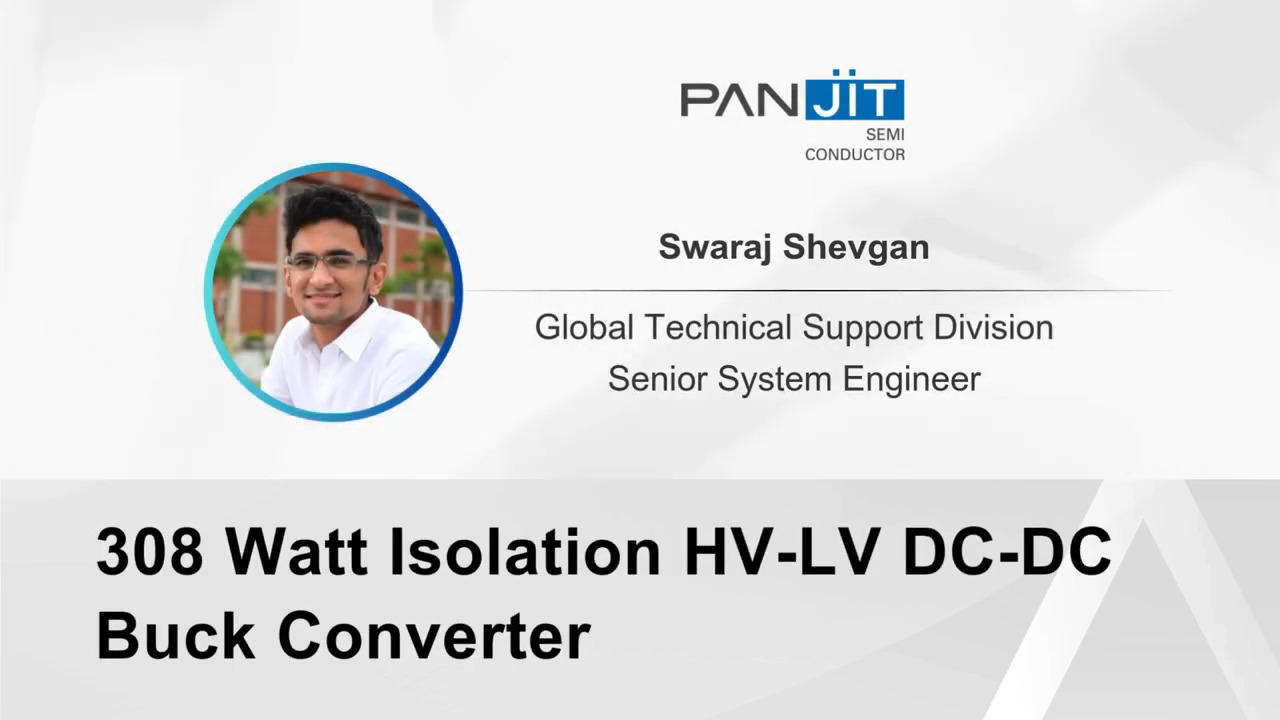 PANJIT's 308 Watt Isolation HV-LV DC-DC Buck Converter