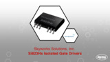 Skyworks Solutions, Inc. Si823Hx Isolated Gate Drivers | Datasheet Preview Skyworks Solutions, Inc. Si823Hx Isolated Gate Drivers | Datasheet Preview