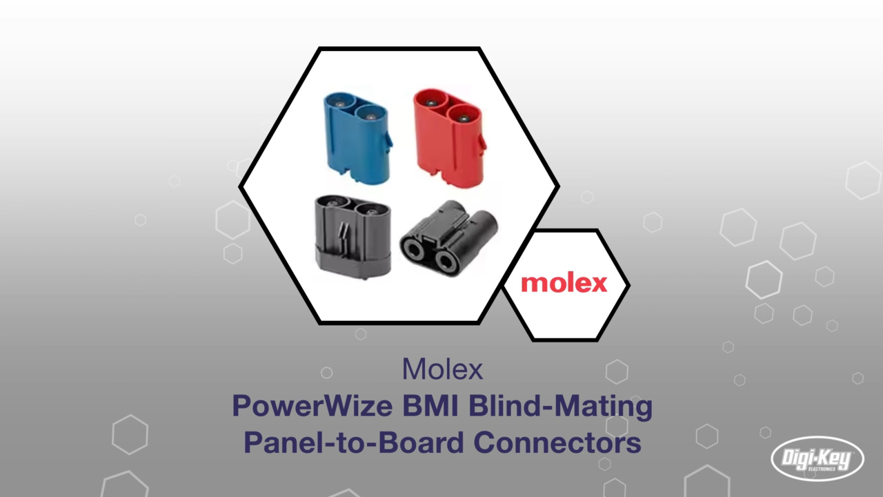 Molex PowerWize BMI Blind-Mating Panel-to-Board Connectors | Datasheet Preview