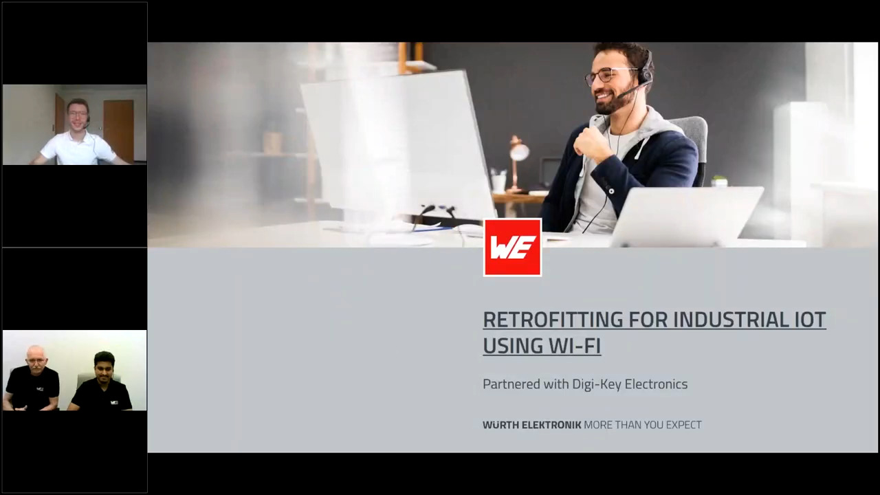 WEbinar Partnered with Digi-Key: Retrofitting for Industrial IoT using Wi-Fi