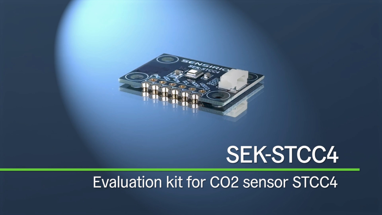 STCC4 CO2 sensor evaluation kit