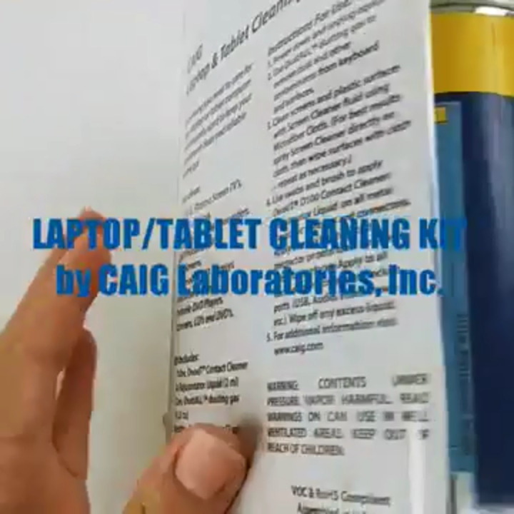 CAIG Laptop/Tablet Cleaning Kit