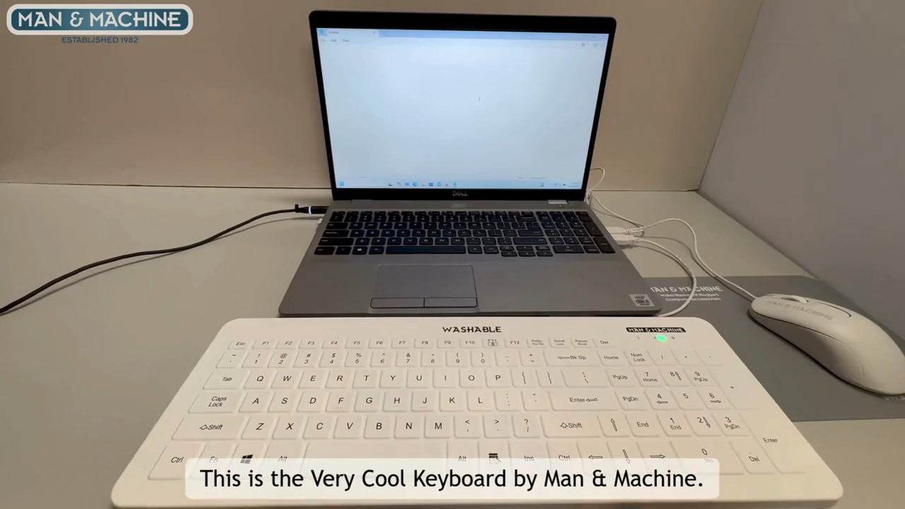 Man & Machine Very Cool Keyboard with fitted Drape