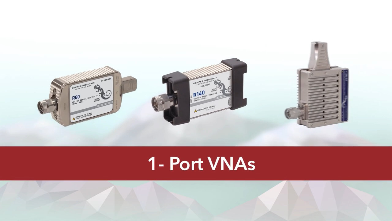 1-Port Vector Network Analyzers to 18 GHz