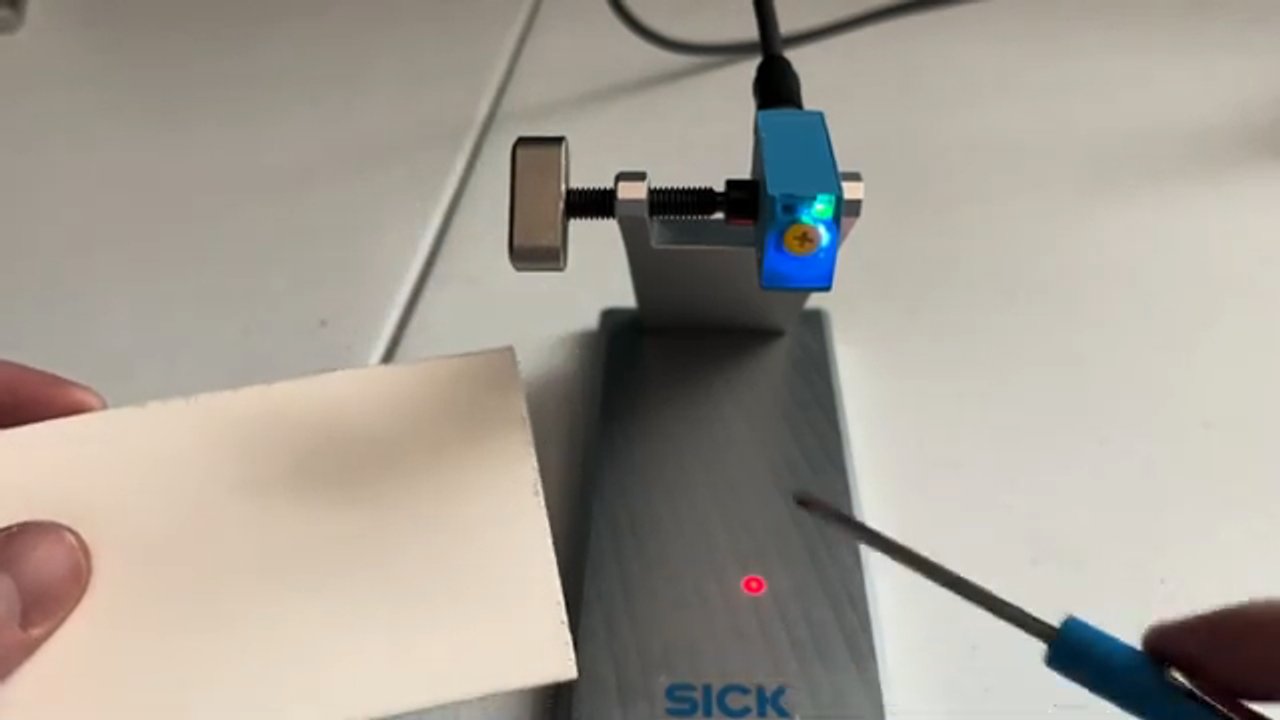 SICK WTB4S Photoelectric Sensor Demonstration