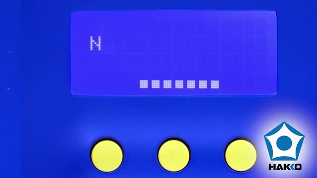 Hakko FX-100 Soldering System by American Hakko — How to Use the Menu