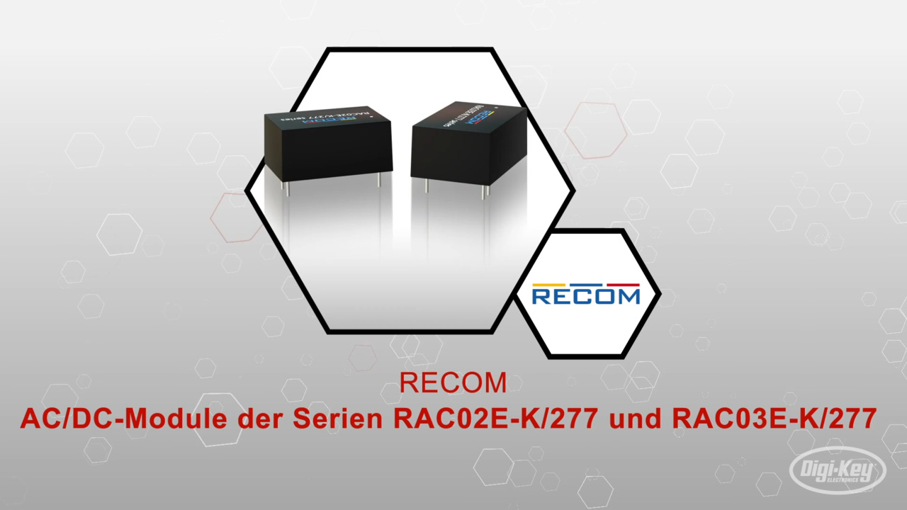 Recom RAC02E-K_277 und RAC03E-K_277 Serie AC_DC Module | Datasheet Preview