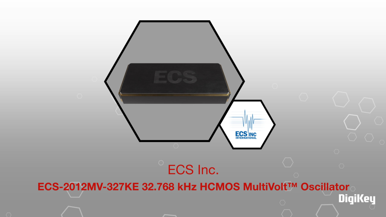 ECS-2012MV-327KE 32.768 kHz HCMOS MultiVolt™ Oscillators | Datasheet Preview