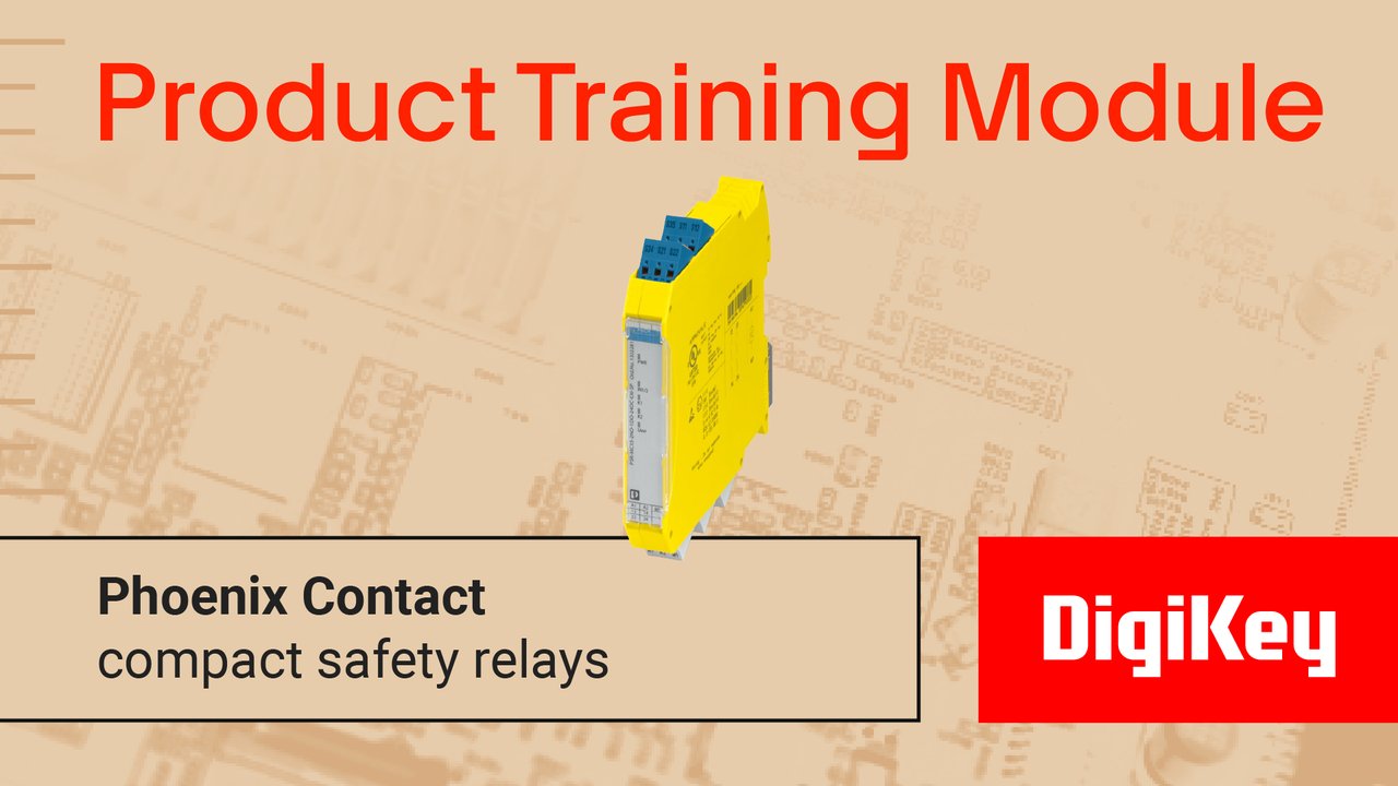 Phoenix Contact Compact Safety Relays – PTM | DigiKey