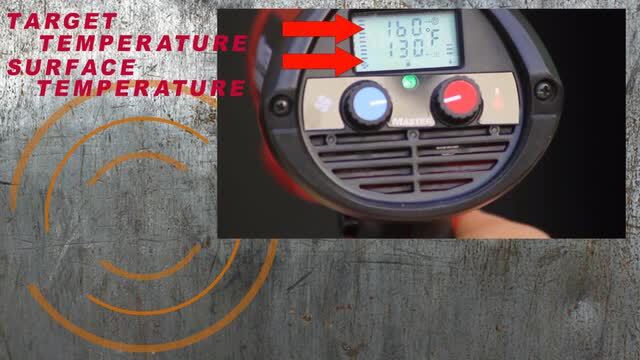 Master Appliance Surface Temperature Sensing and Control Heat Gun