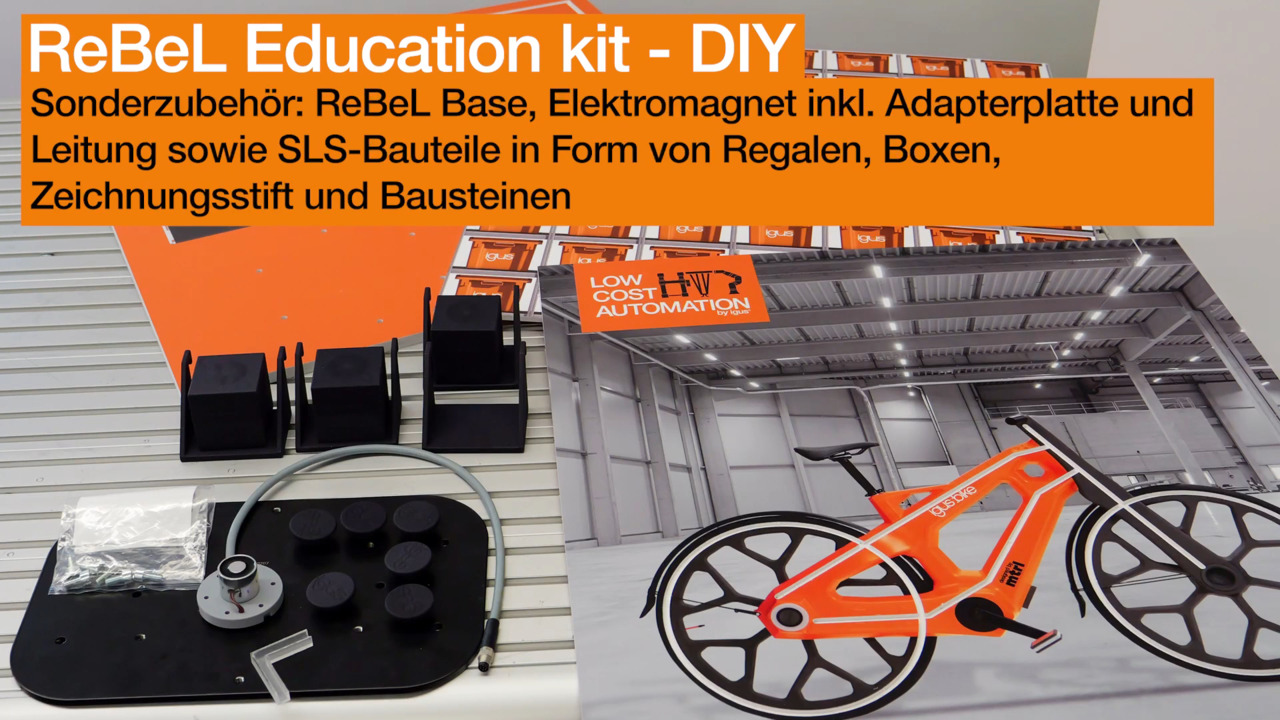 Igus offers the ReBeL Education kit, a playful start to automation and robotics