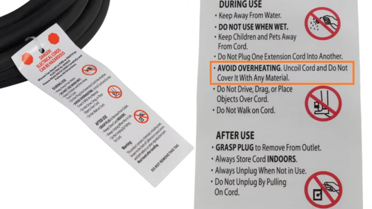 Preventing Cord Overheating: Unraveling Extension Cords