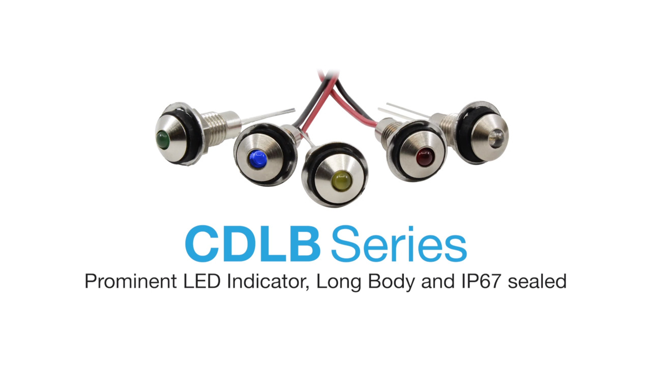 CDLB Series - .236” IP67 Sealed Long-body LED Indicator