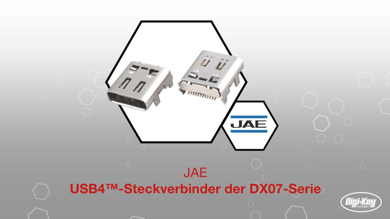 USB4™-Steckverbinder der DX07-Serie | Datasheet Preview