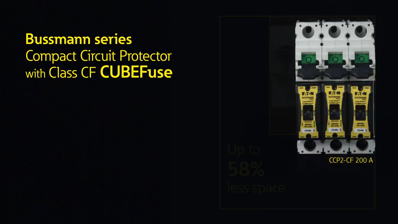 Compact Branch Circuit Protector - Class CF - CUBEFuse™