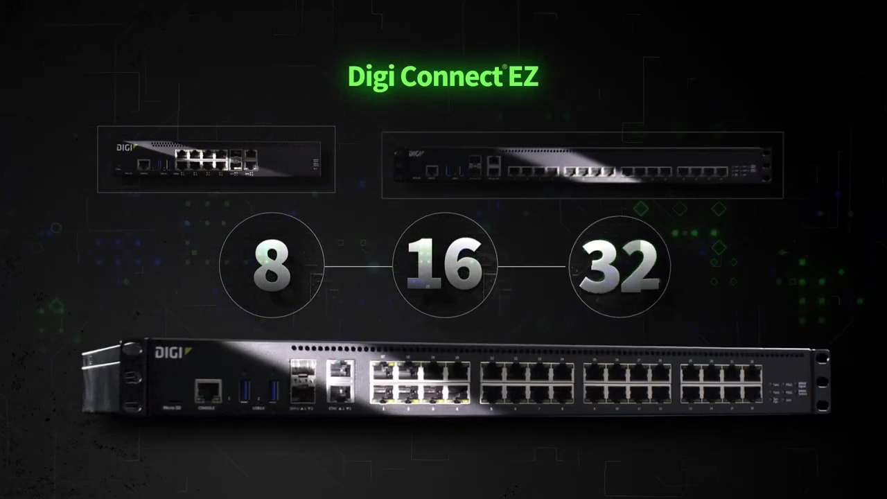 Introducing the Digi Connect EZ 8,16,32 Serial Servers