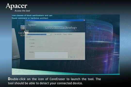 Apacer CoreEraser Instructional Video