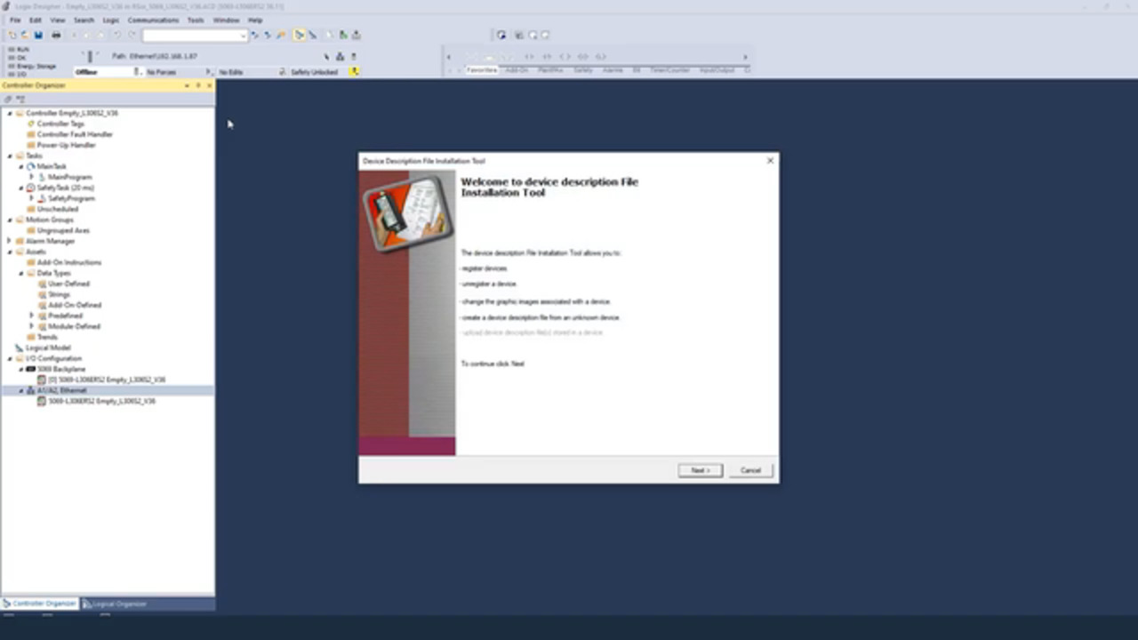 How to Install RSio EDS File
