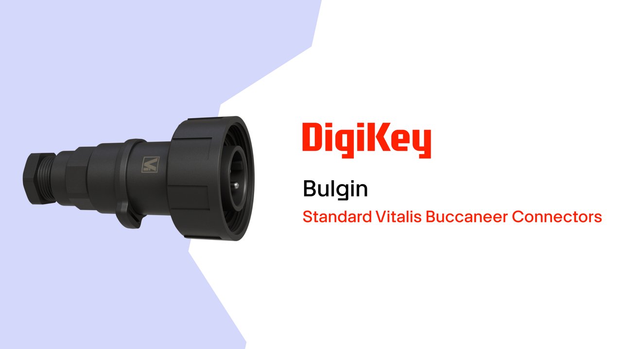 Standard Vitalis Buccaneer Connectors from Bulgin PIO | DigiKey