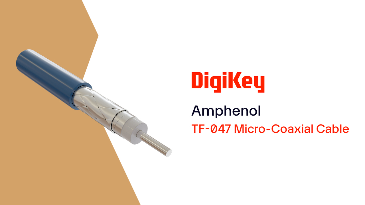 TF-047 Micro-Coaxial Cable from Amphenol PIO | DigiKey