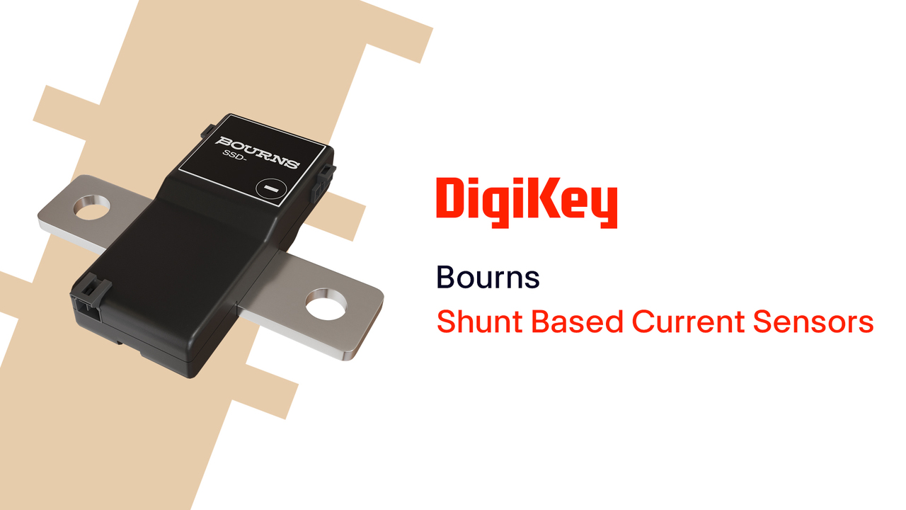 Shunt Based Current Sensors from Bourns - PIO | DigiKey
