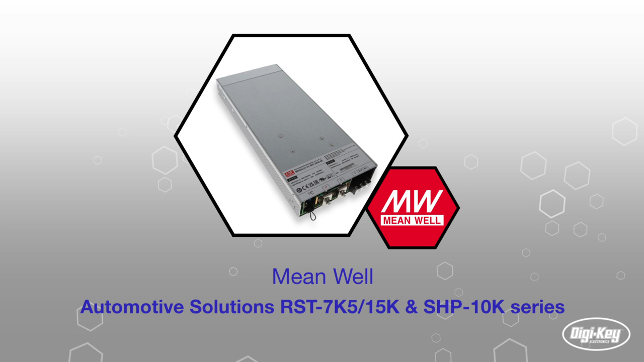 MEAN WELL Automotive Solutions RST-7K5/15K & SHP-10K series | Datasheet Preview