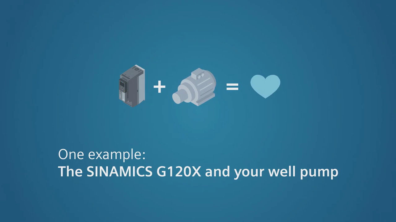 SINAMICS G120X and your well pump